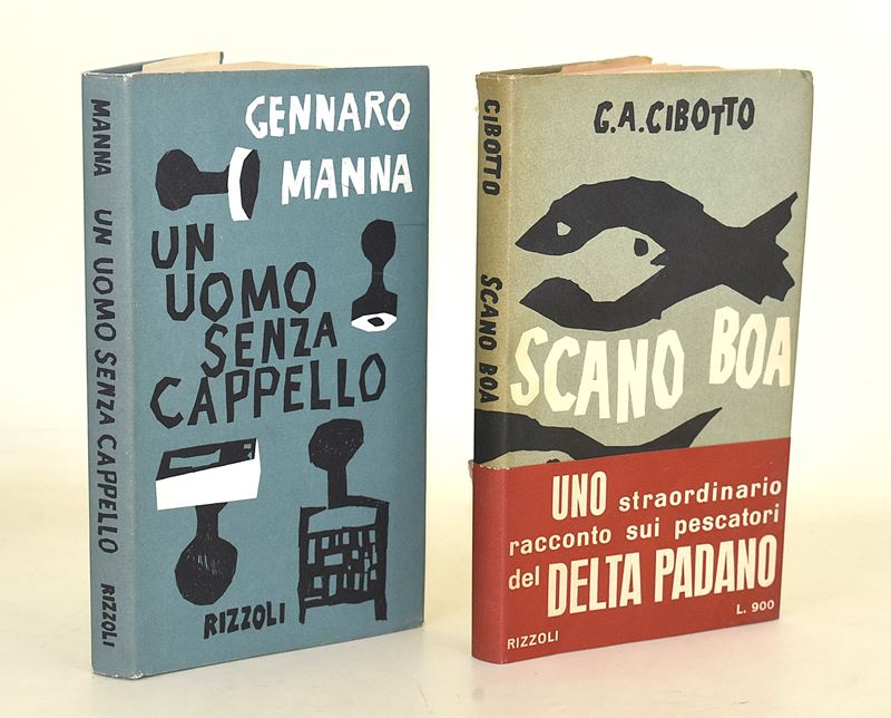 Manna, Un uomo senza cappello e Cibotto, Scano Boa - Due volumi, Rizzoli