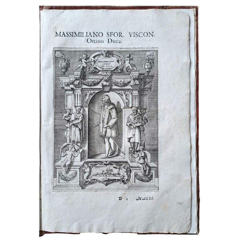 SCIPIONE BARBUÒ SONCINO, GIROLAMO PORRO. Sommario delle vite de’ duchi di Milano, così Visconti c...