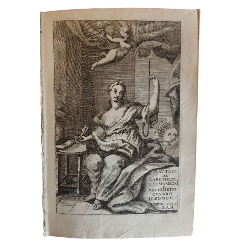 JOACHIM D’ALENCÉ. Trattato curioso di matematica nel quale col mezzo di tre instrumenti cioé del ...