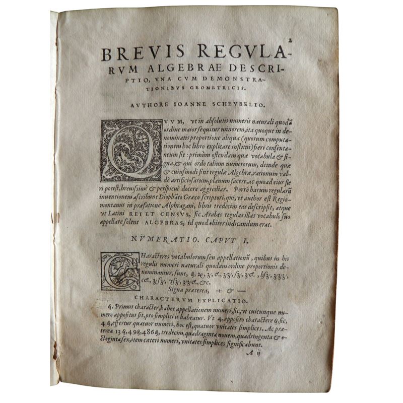 Johannes SCHEUBEL. Algebrae compendiosa facilisque descriptio, qua depromuntur magna arithmetices...
