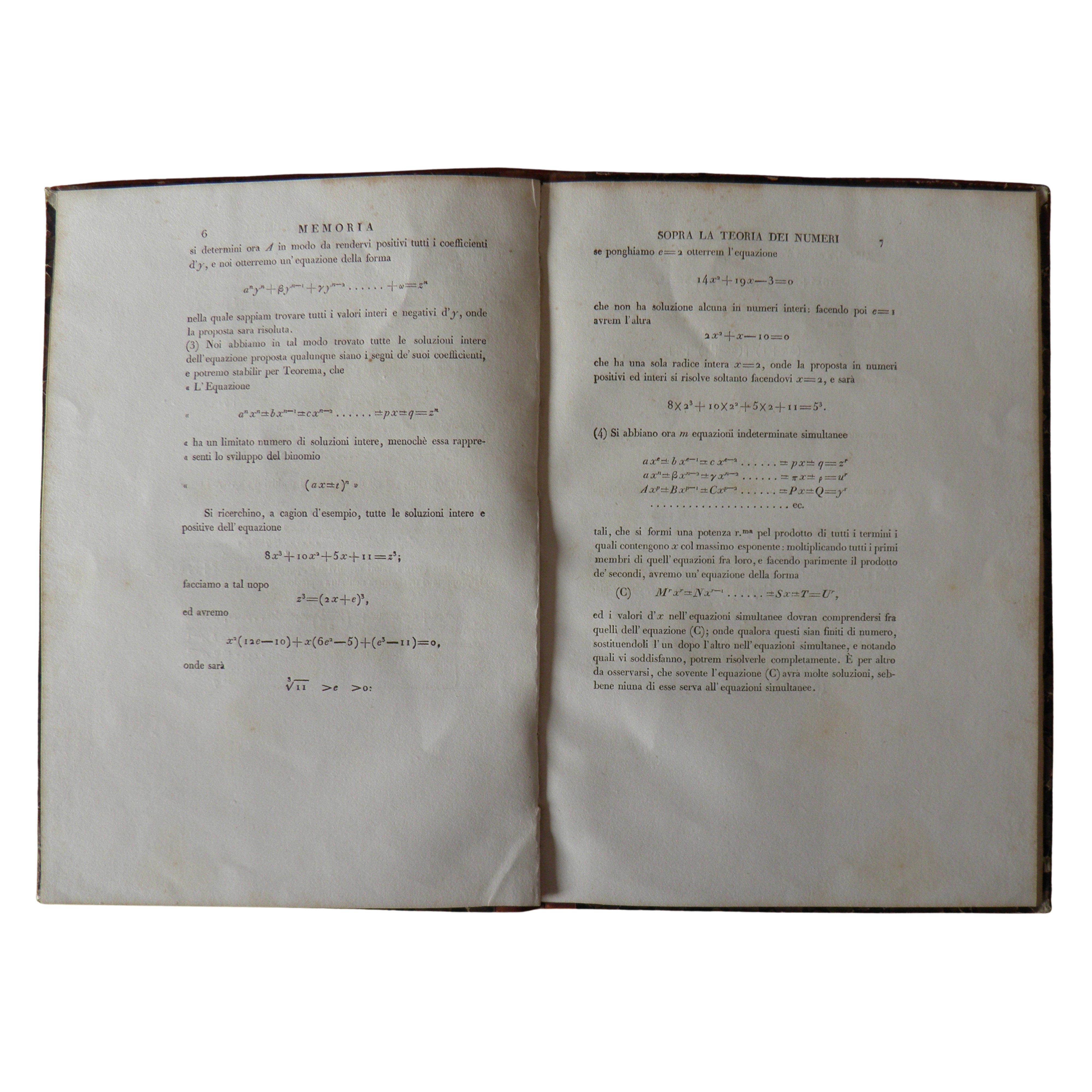 Guglielmo LIBRI. Memoria di Guglielmo Libri sopra la teoria dei numeri