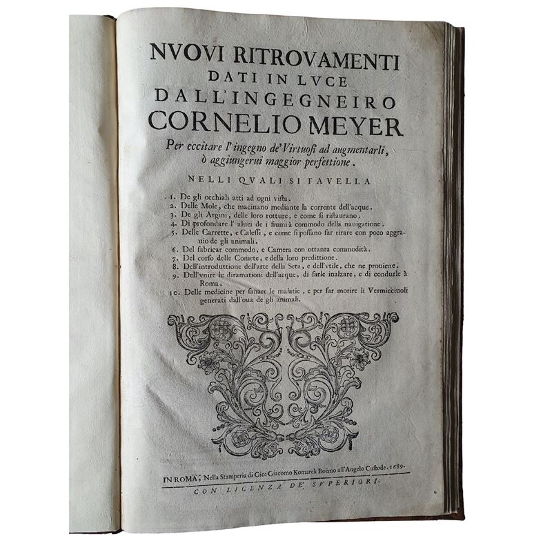Cornelis Janszoon MEIJER. Nuovi ritrovamenti dati in luce dall’ingegniero Cornelio Meyer per ecci...