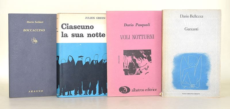 Mario Soldati, Boccaccino; Dario Bellezza, Angelo; Julien Green, Ciascuno la sua notte; Dario Pas...