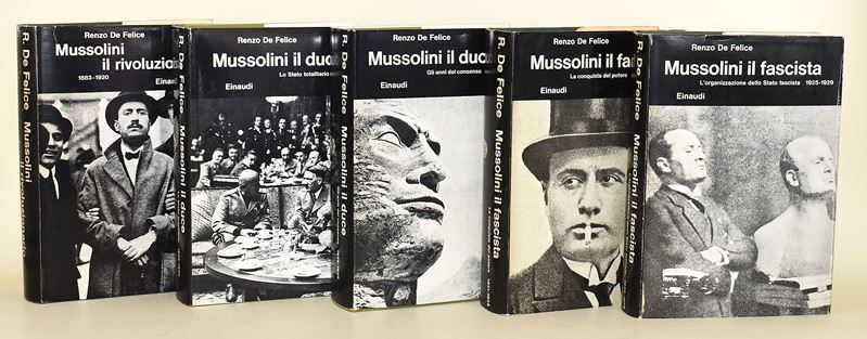De Felice, Renzo: Mussolini (5 volumi)