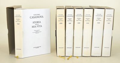 Giacomo Casanova, Storia della mia vita - Edizione a cura di Piero Chiara, 7 volumi