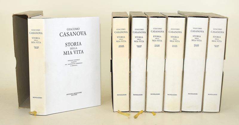 Giacomo Casanova, Storia della mia vita - Edizione a cura di Piero Chiara, 7 volumi