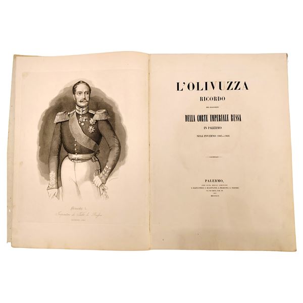 AA. VV. L’Olivuzza Ricordo del soggiorno della corte imperiale russa in Palermo nell’inverno 1845-1846