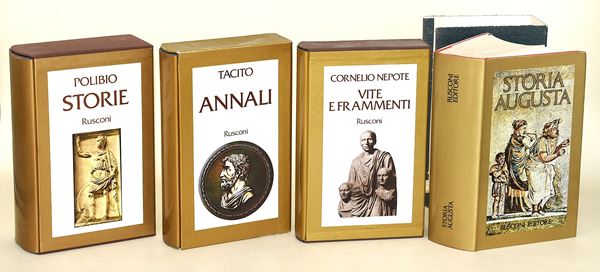 Rusconi / Storia Augusta - Nepote - Tacito - Polibio (4 volumi)