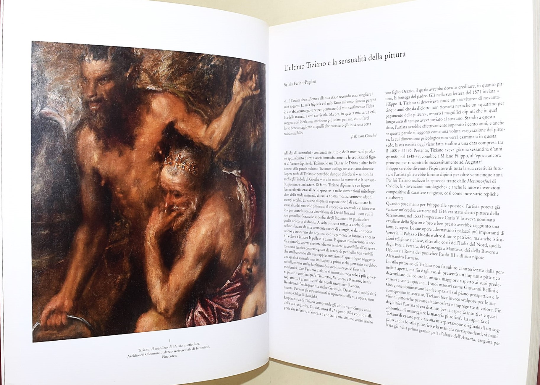 Tiziano, L'ultimo Tiziano e la sensualità della pittura