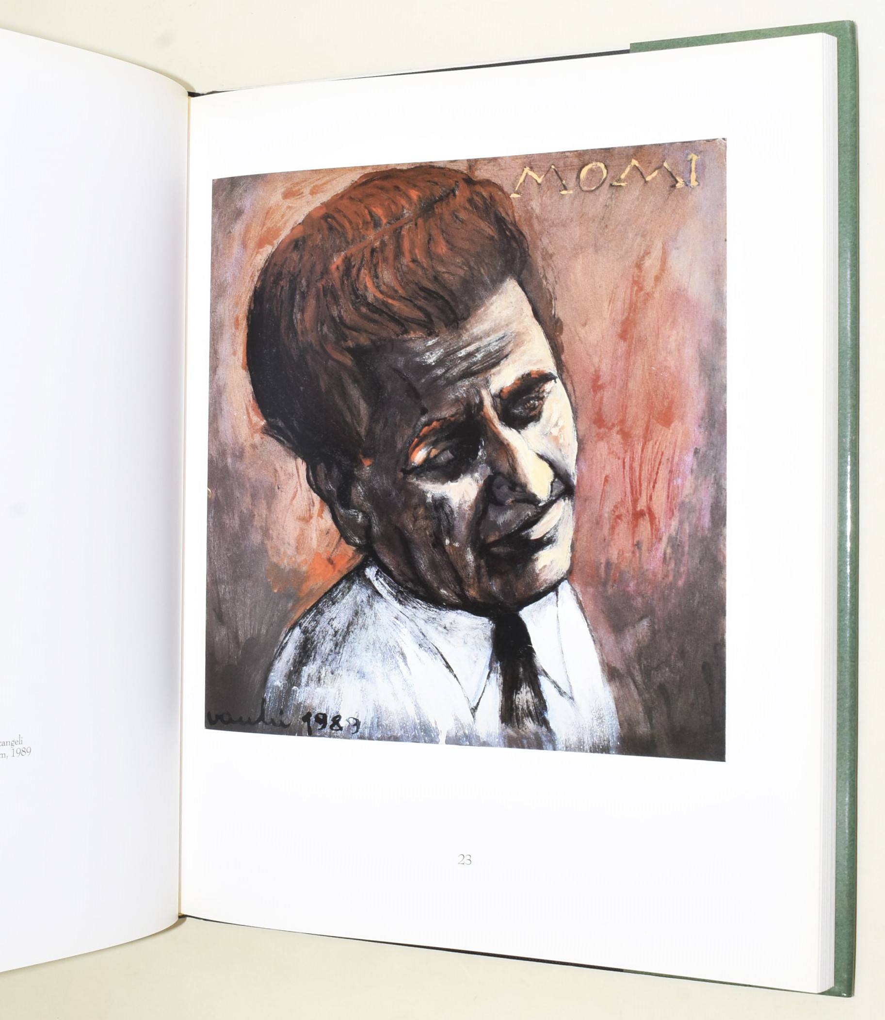 Testori, Giovanni: Volte Face. Cinquantanove ritratti di Sergio Vacchi, 1991, Fabbri Editori, due...