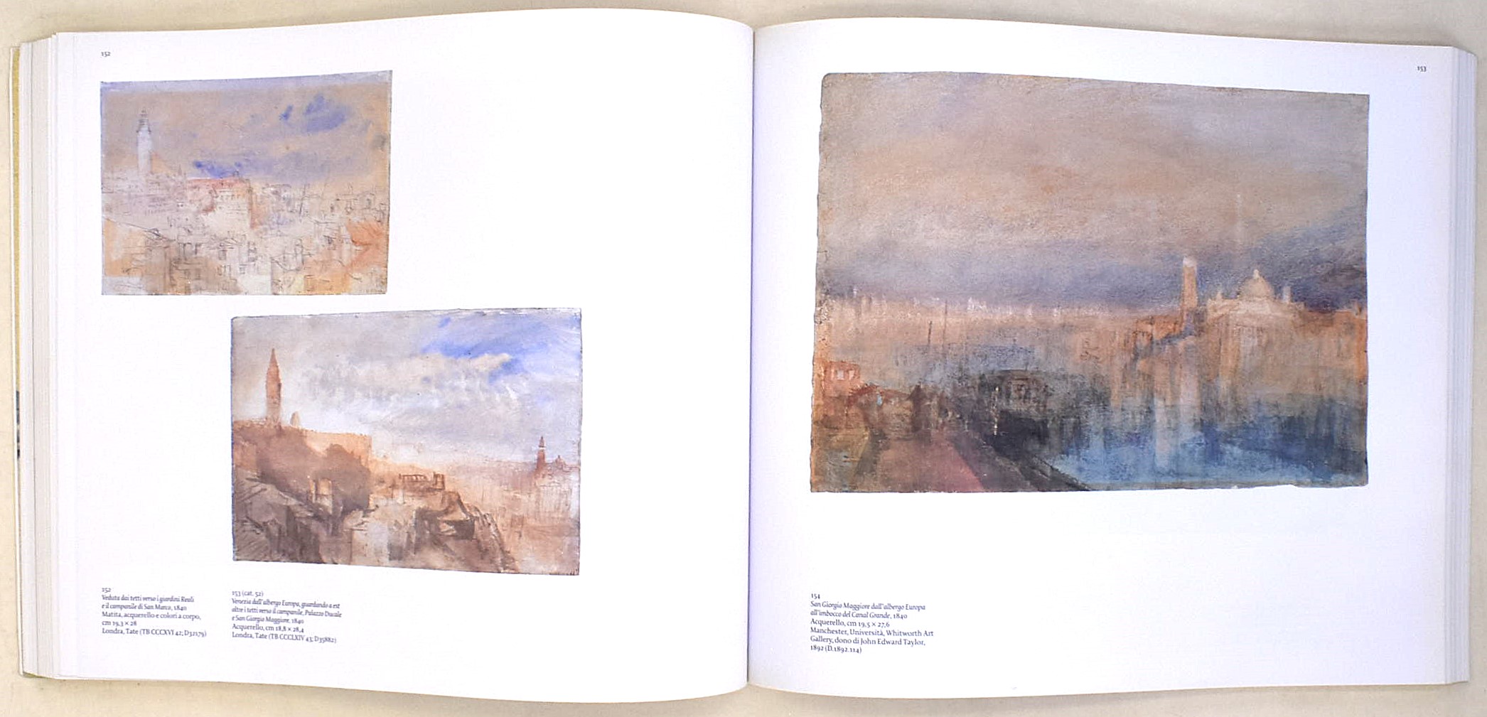 Turner and Venice e Venezia e Bisanzio, Due volumi sull'arte veneziana