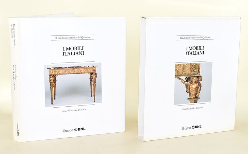 González-Palacios, Alvar: I mobili italiani, Gruppo BNL, 1996, copertina rigida con cofanetto