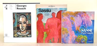 Sassu e Rouault, tre volumi su artisti espressionisti, brossura editoriale