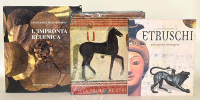 Arte Etrusca ed Ellenica, 3 volumi