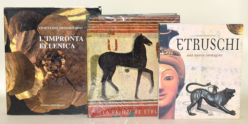 Arte Etrusca ed Ellenica, 3 volumi