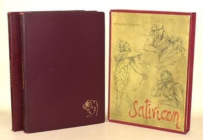 Petronio Arbitro, Satiricon con tavole di Fabrizio Clerici, edizione limitata n. 167/1000 (1963)