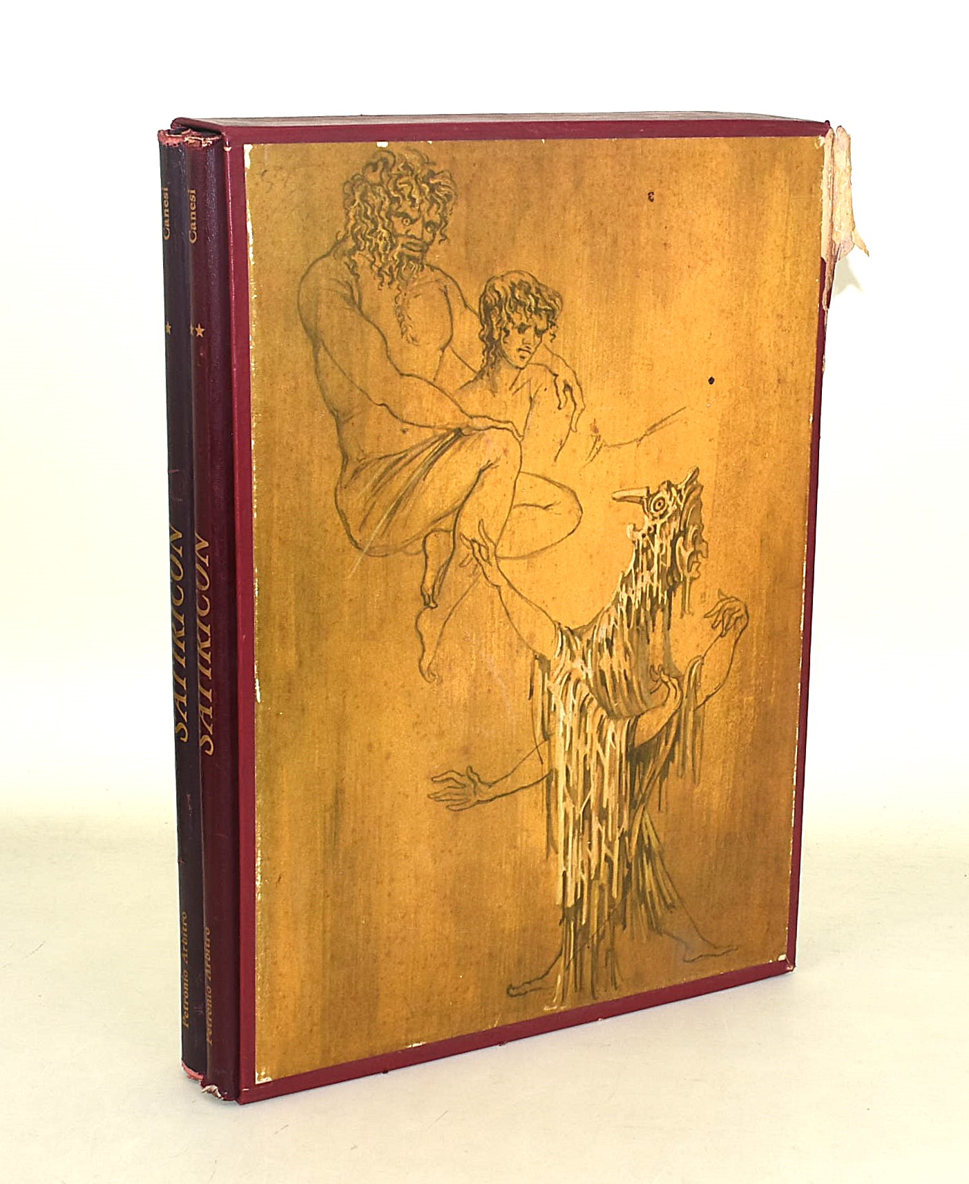 Petronio Arbitro, Satiricon con tavole di Fabrizio Clerici, edizione limitata n. 167/1000 (1963)