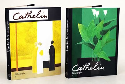 Cathelin, Lithographe 1957-1989 - Edizione illustrata in due volumi