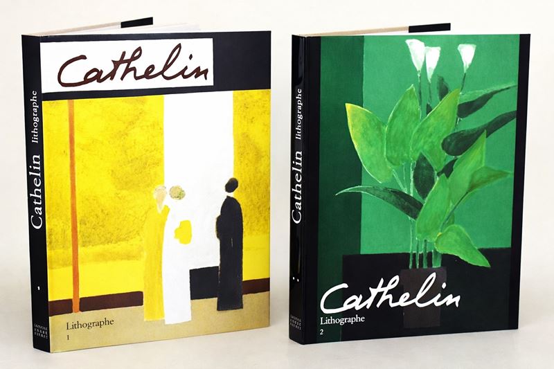 Cathelin, Lithographe 1957-1989 - Edizione illustrata in due volumi