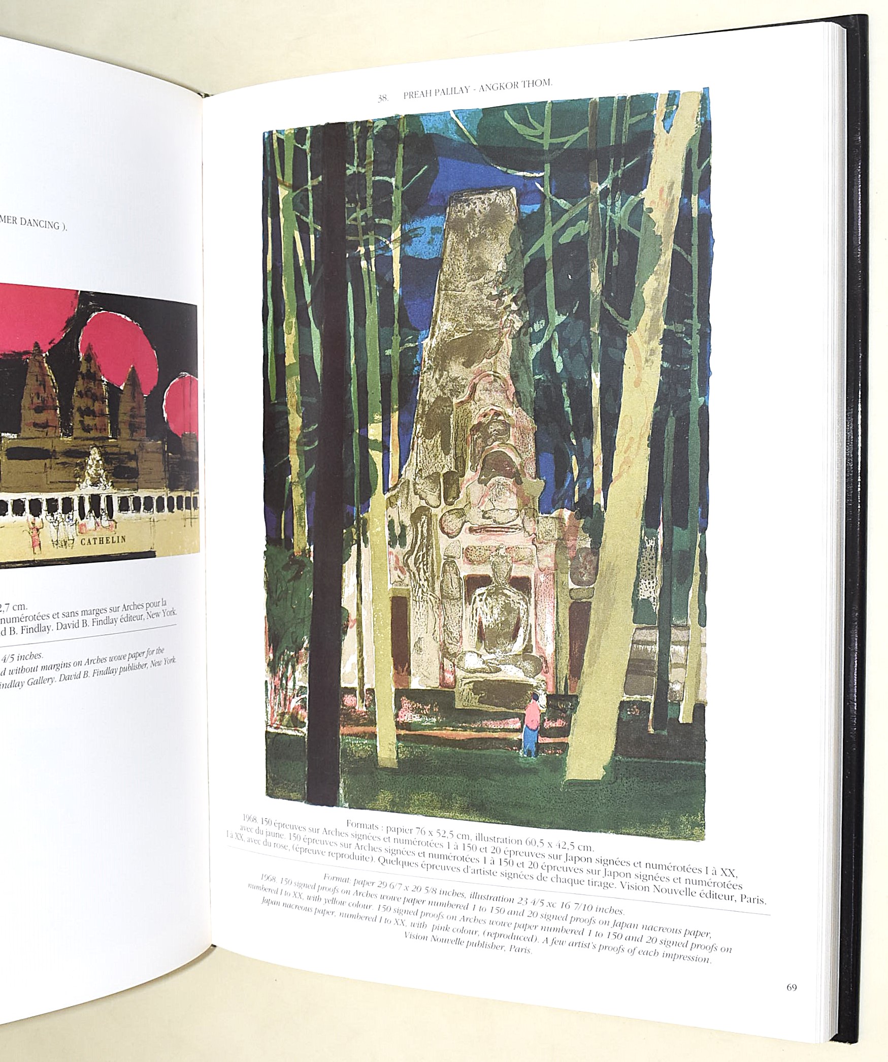 Cathelin, Lithographe 1957-1989 - Edizione illustrata in due volumi