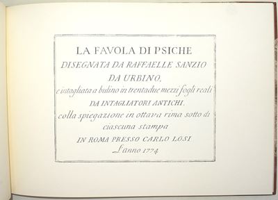 Raffaello Sanzio, La favola di Amore e Psiche