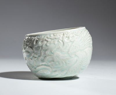 Ciotola celadon, Cina, XX secolo, altezza 8 cm, diametro 9 cm