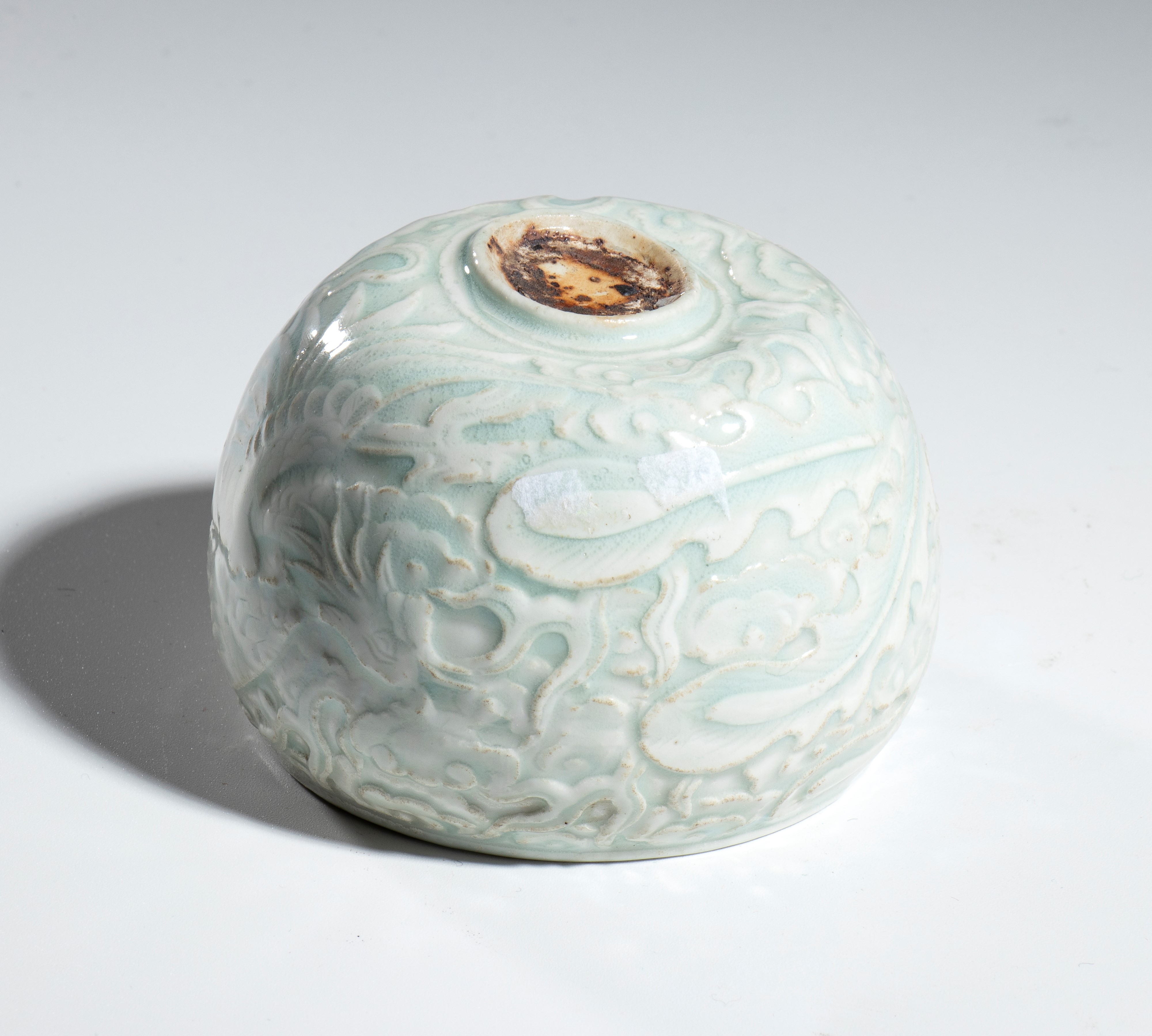 Ciotola celadon, Cina, XX secolo, altezza 8 cm, diametro 9 cm