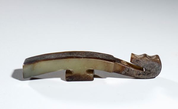 Carved jade ornament, China 