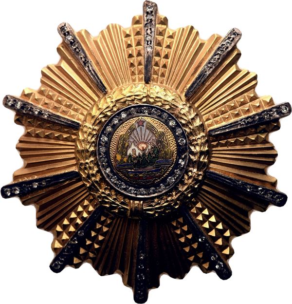 Romania, Repubblica Popolare, Ordine del 23 Agosto, Insegna di prima classe