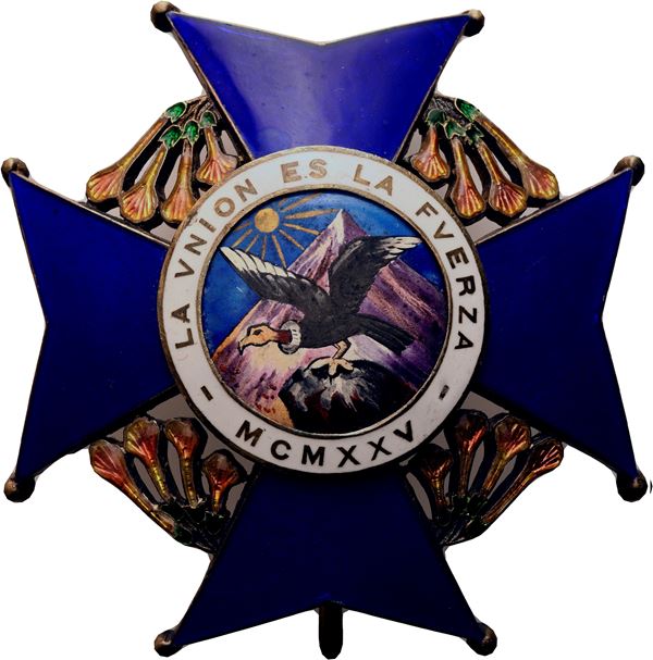 Bolivia, Ordine del Condor, Insegna di Grande Ufficiale