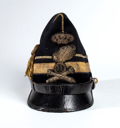 Italia, Regno, VE2, Bustina da Ufficiale di Artiglieria, riforma Ricotti, 1871