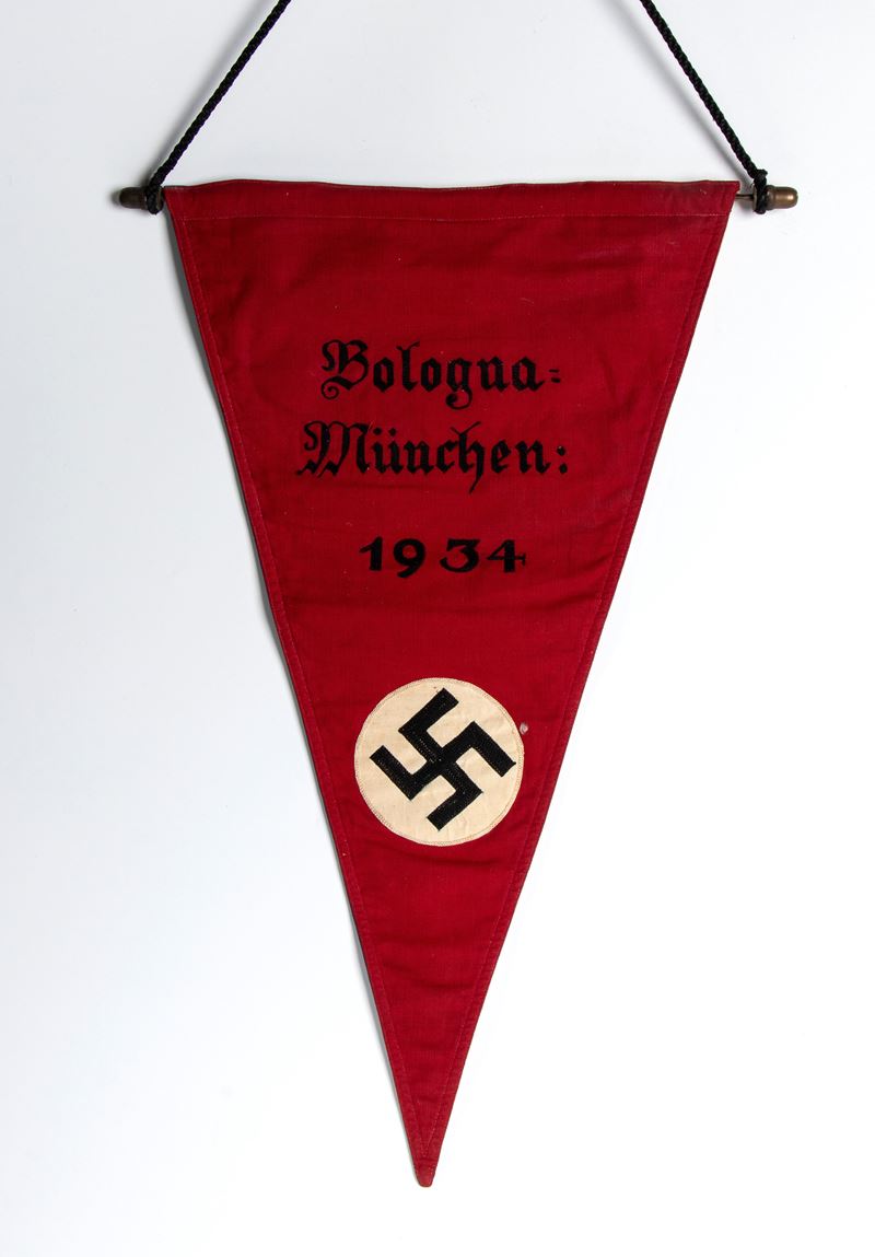 Fiamma commemorativa, Monaco-Bologna, prima metà XX secolo