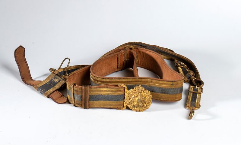 Cintura in broccato, R. Aeronautica, prima metà XX secolo