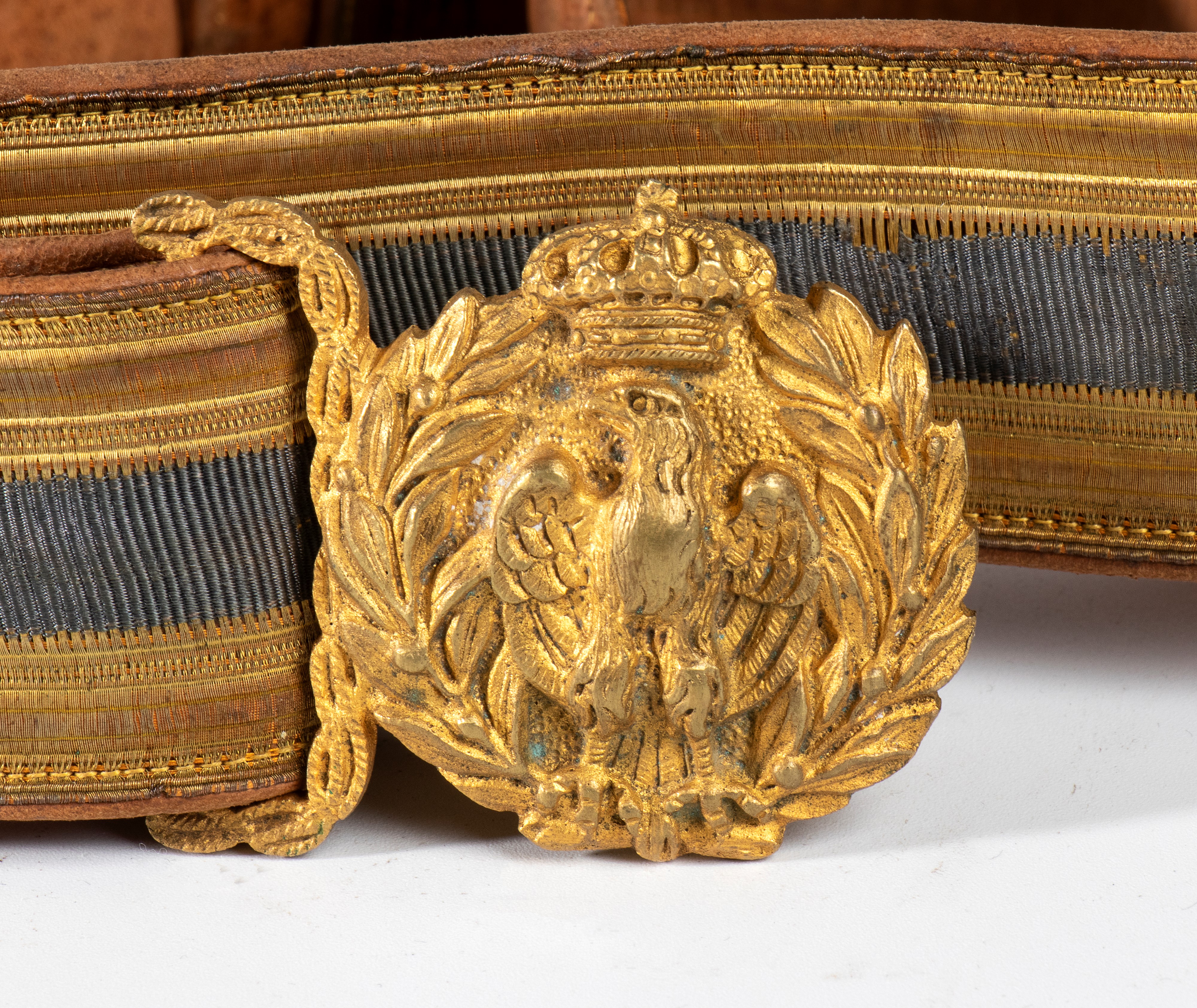 Cintura in broccato, R. Aeronautica, prima metà XX secolo