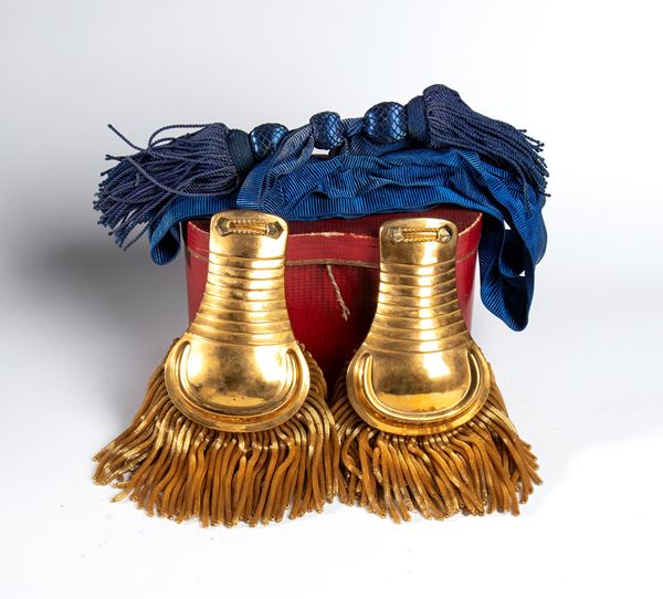 Spalline da sottotenente contabile. Italia, Regno, periodo Umbertino.