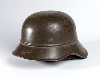Elmetto della protezione antiaerea (Luftschutz), Germania, III Reich, prima metà XX secolo