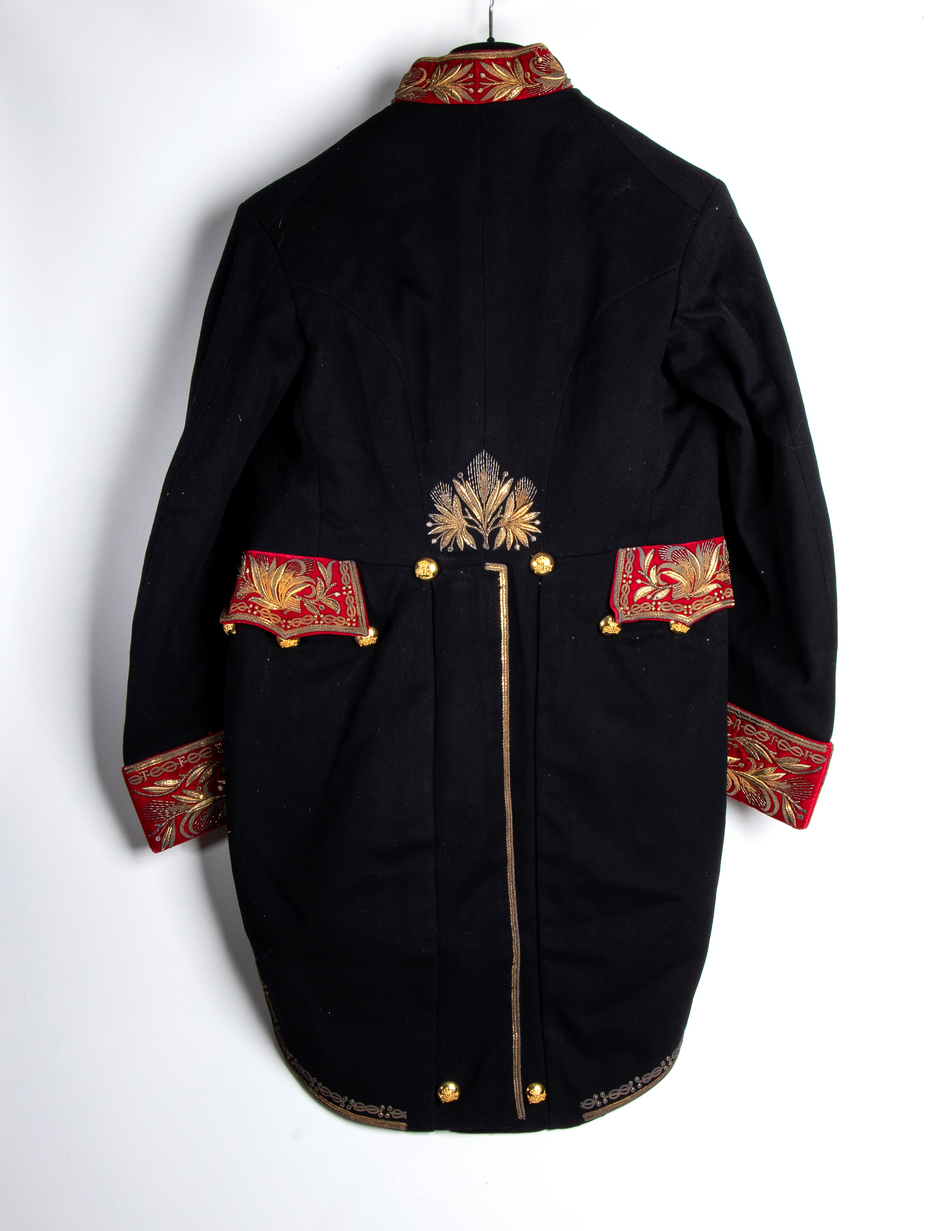 Uniforme Console, in fine castorino con ricami in canottiglia