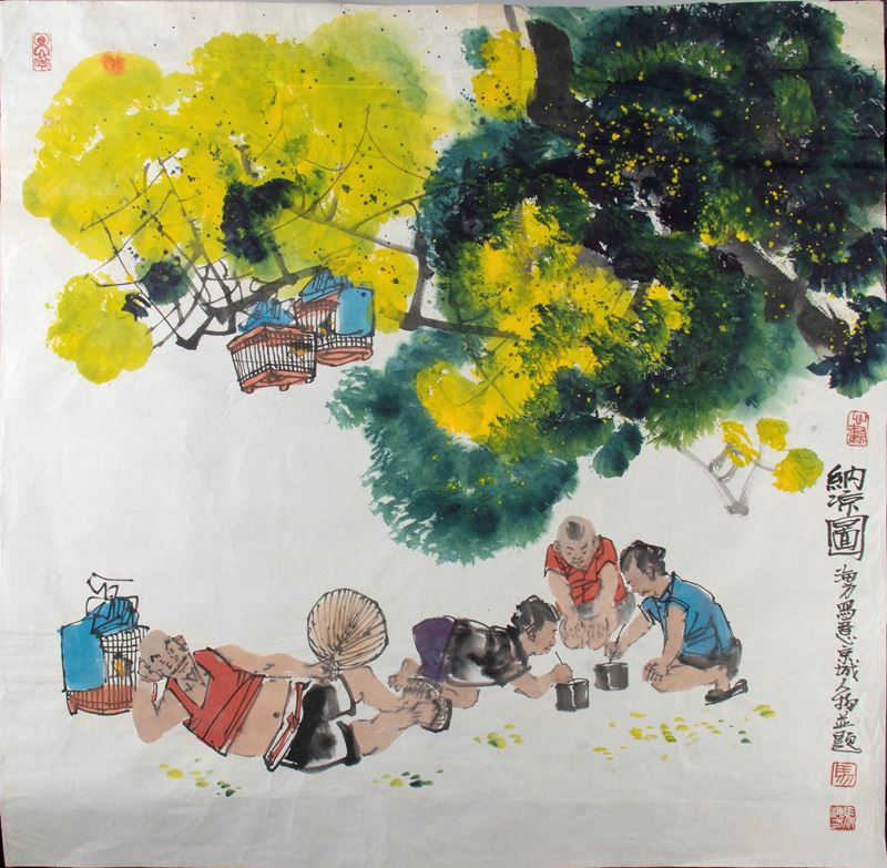 "Scene di Pechino" Ma Haifang (1956)