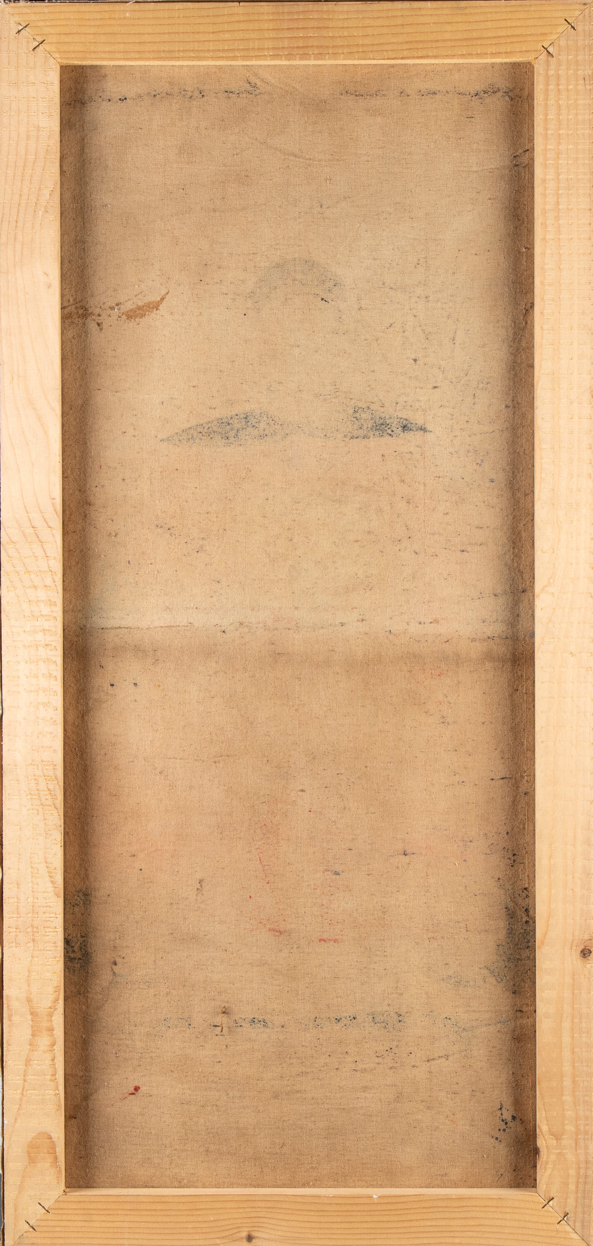 Cina, Coppia di dignitari cinesi, inchiostro e tempera su tela