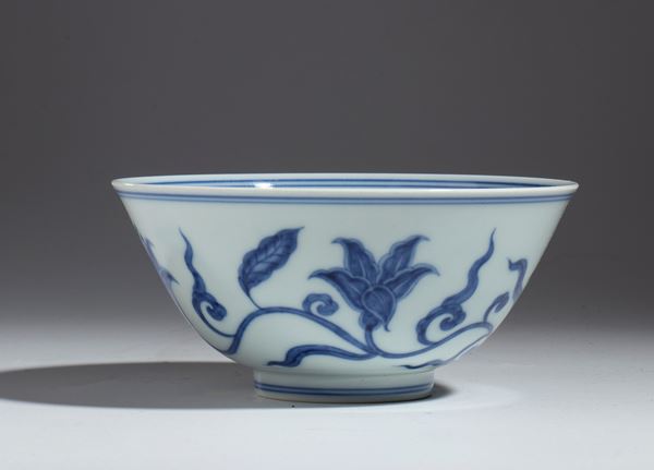 A blue and white Dehua porcelain bowl, China