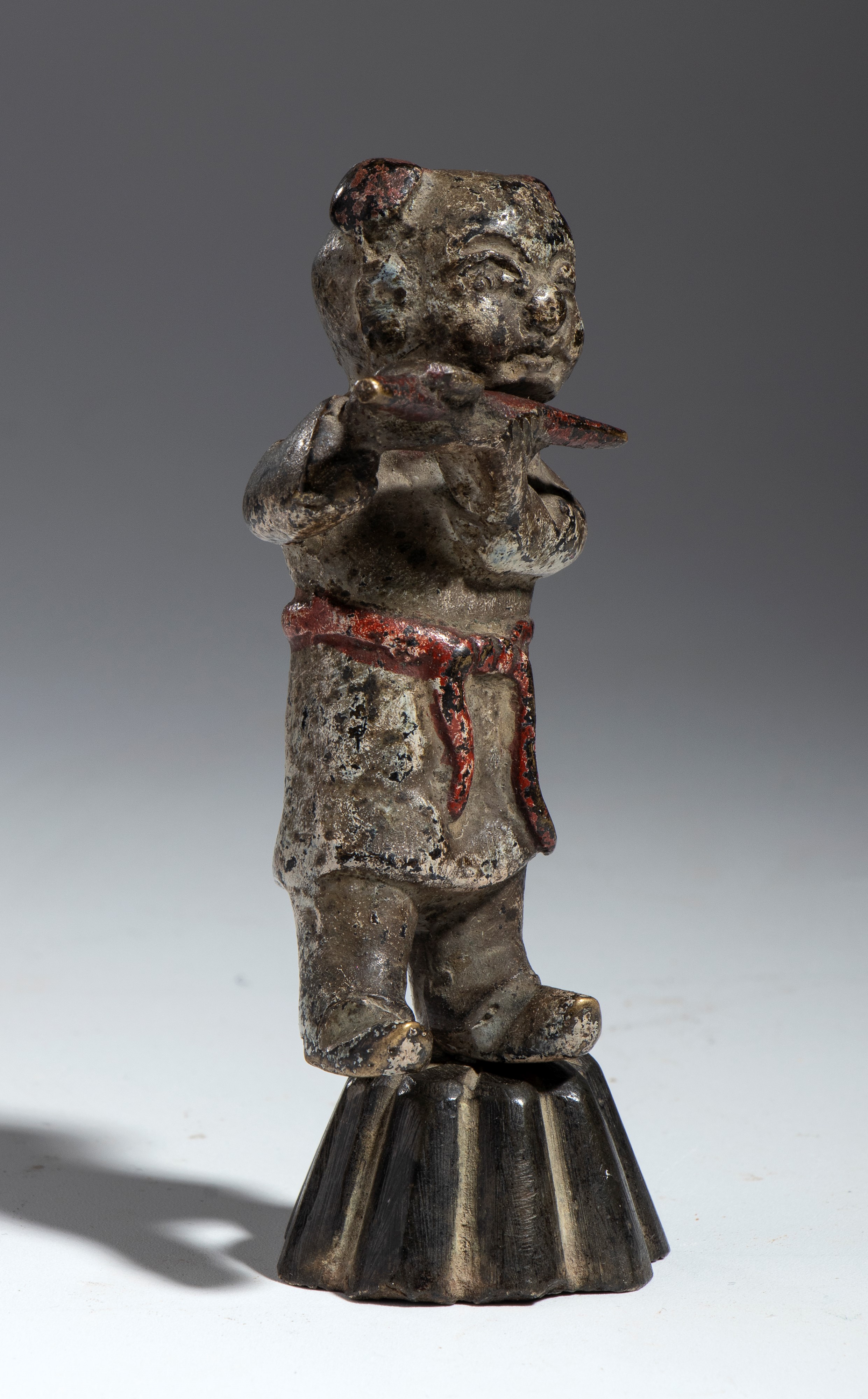 Figura di bambino in bronzo, Cina