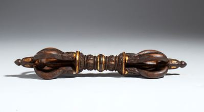 Vajra in rame, Tibet, XX secolo