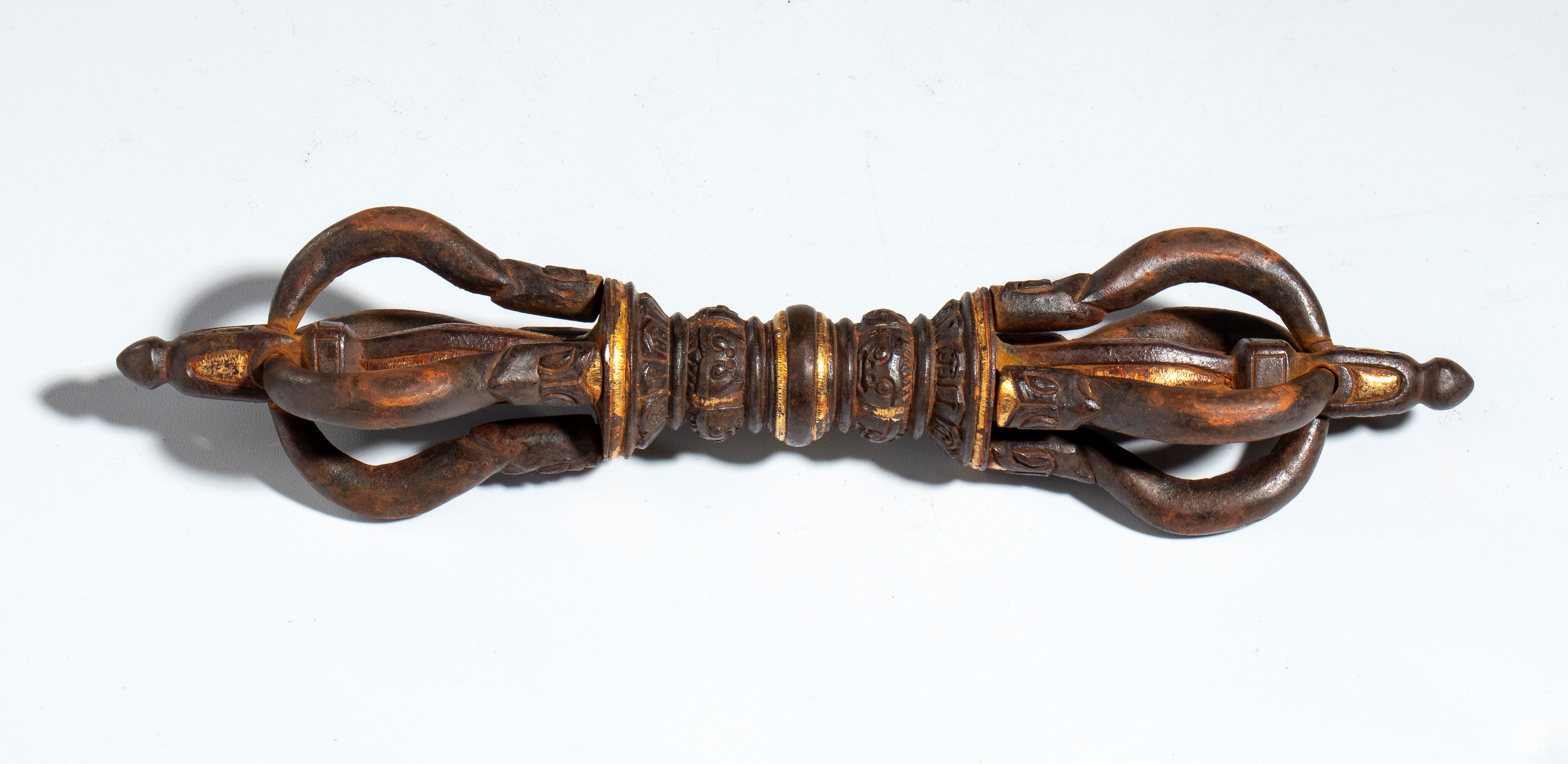 Vajra in rame, Tibet, XX secolo