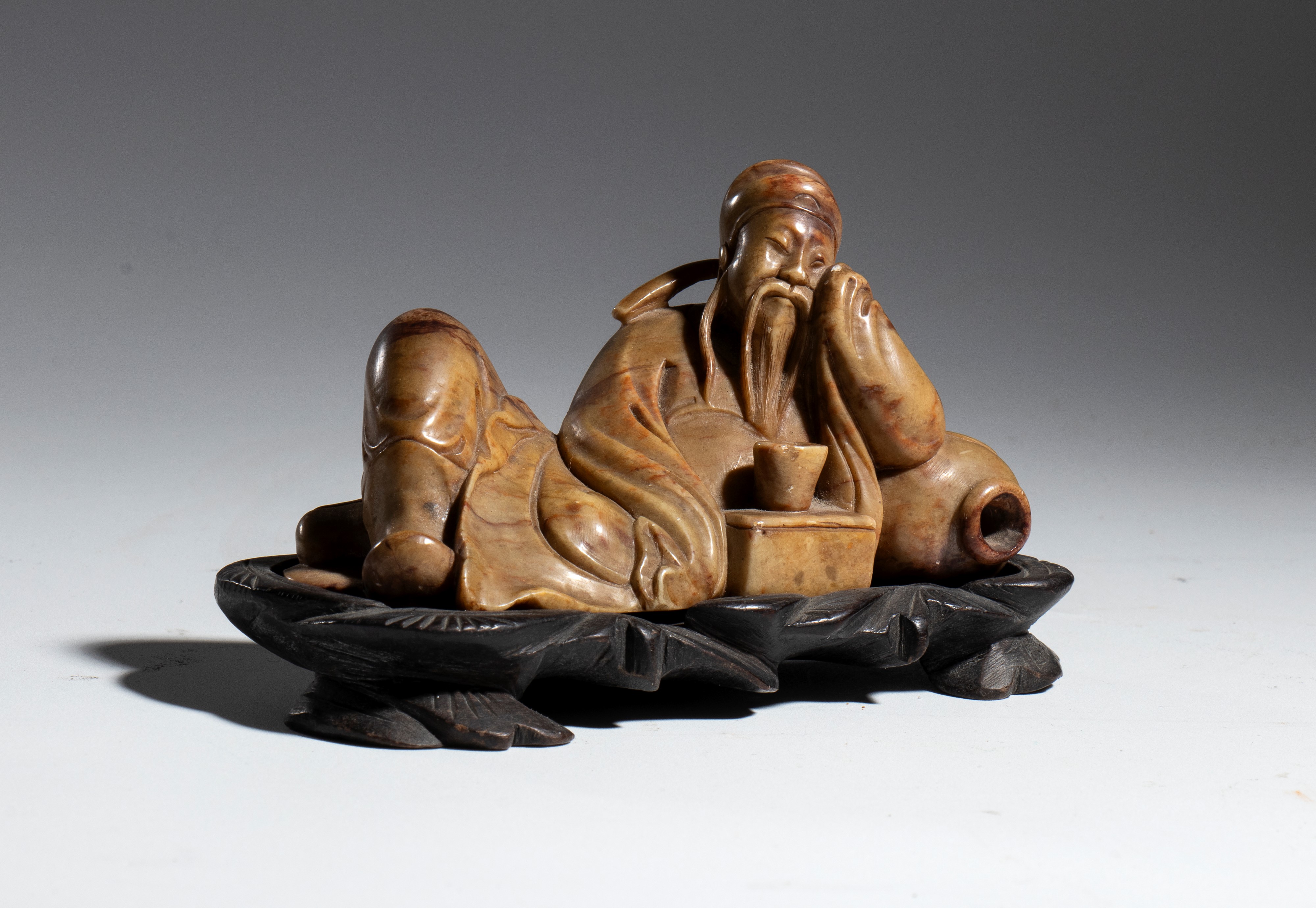 Figura di Shou Shan in pietra, Cina, XX secolo