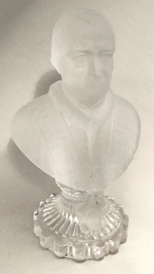 Busto in cristallo di Pio IX