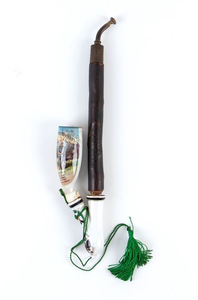 Pipa da riservista, ceramica commemorativa dell'Impero Austriaco, primo quarto XX secolo