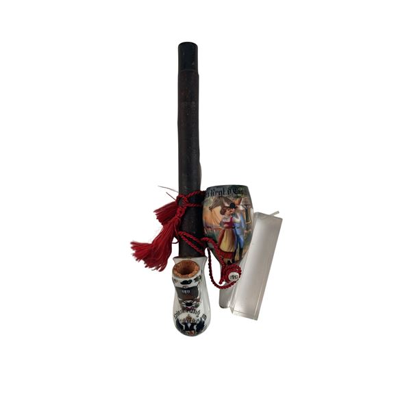 Austria, Impero, pipa in ceramica da congedante