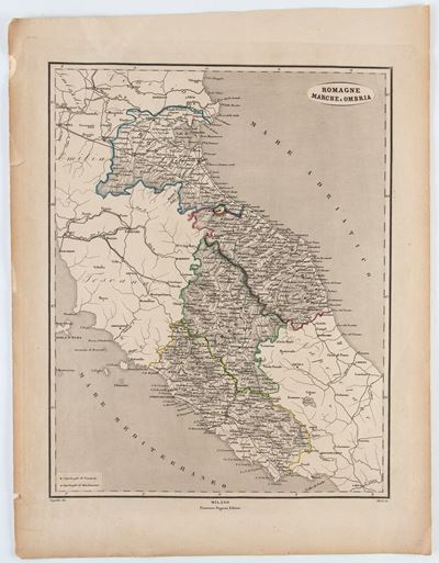 [Italia Centrale] Romagne, Marche e Umbria, acquaforte e bulino