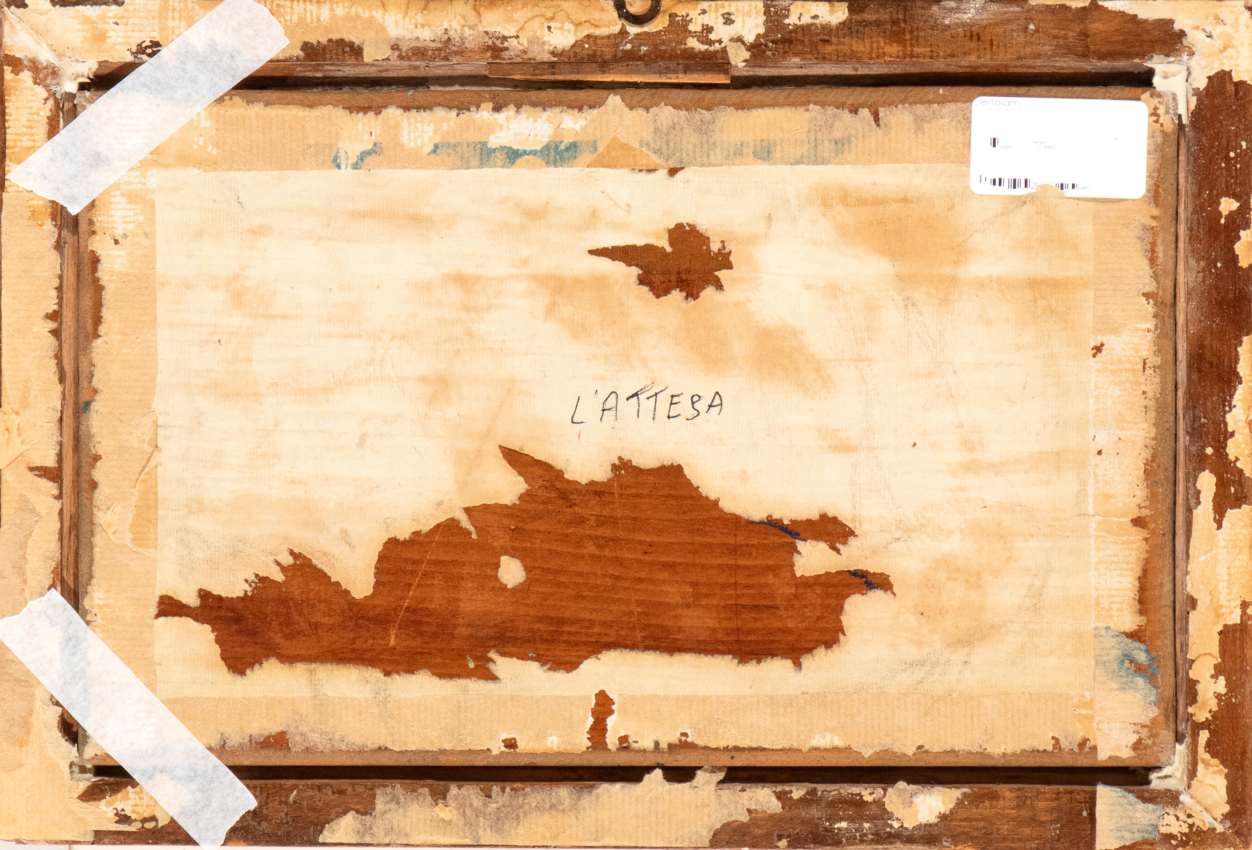 Bozzetto per il quadro "L' attesa"
