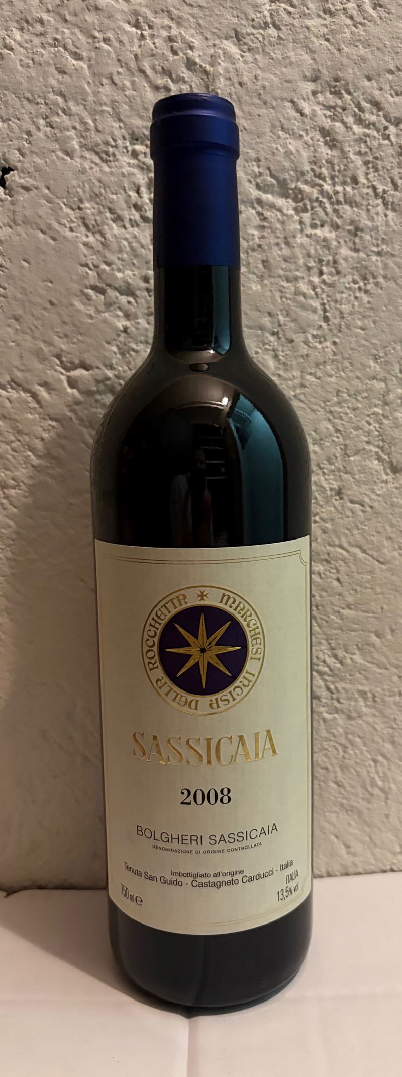 Sassicaia, Tuscany 2008 - 1 Bot